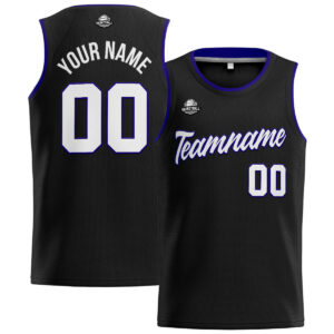 Custom Stitched Basketball Jersey for Men, Women And Kids Black-Royal-White